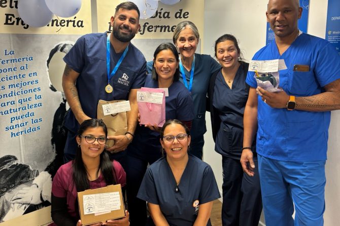 Actividad del Dpto. de Enfermería en reconocimiento a sus funcionarios